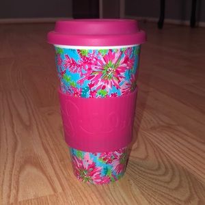 LILLY PULITZER “GREAT EXPECTATIONS” TRAVEL MUG